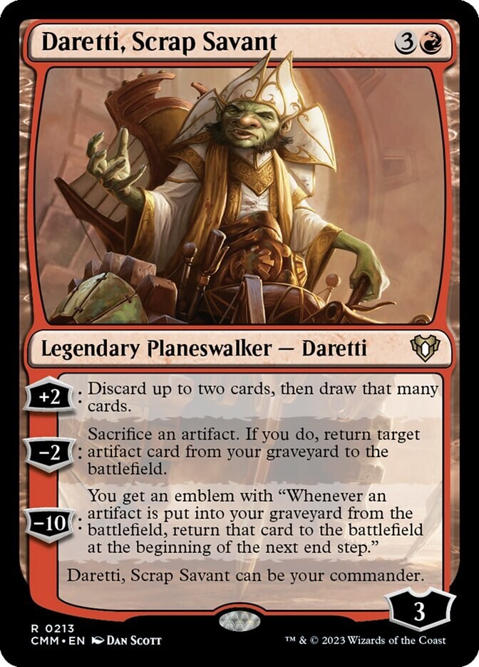 Daretti, Scrap Savant 164 M Commander 2021 MTG
