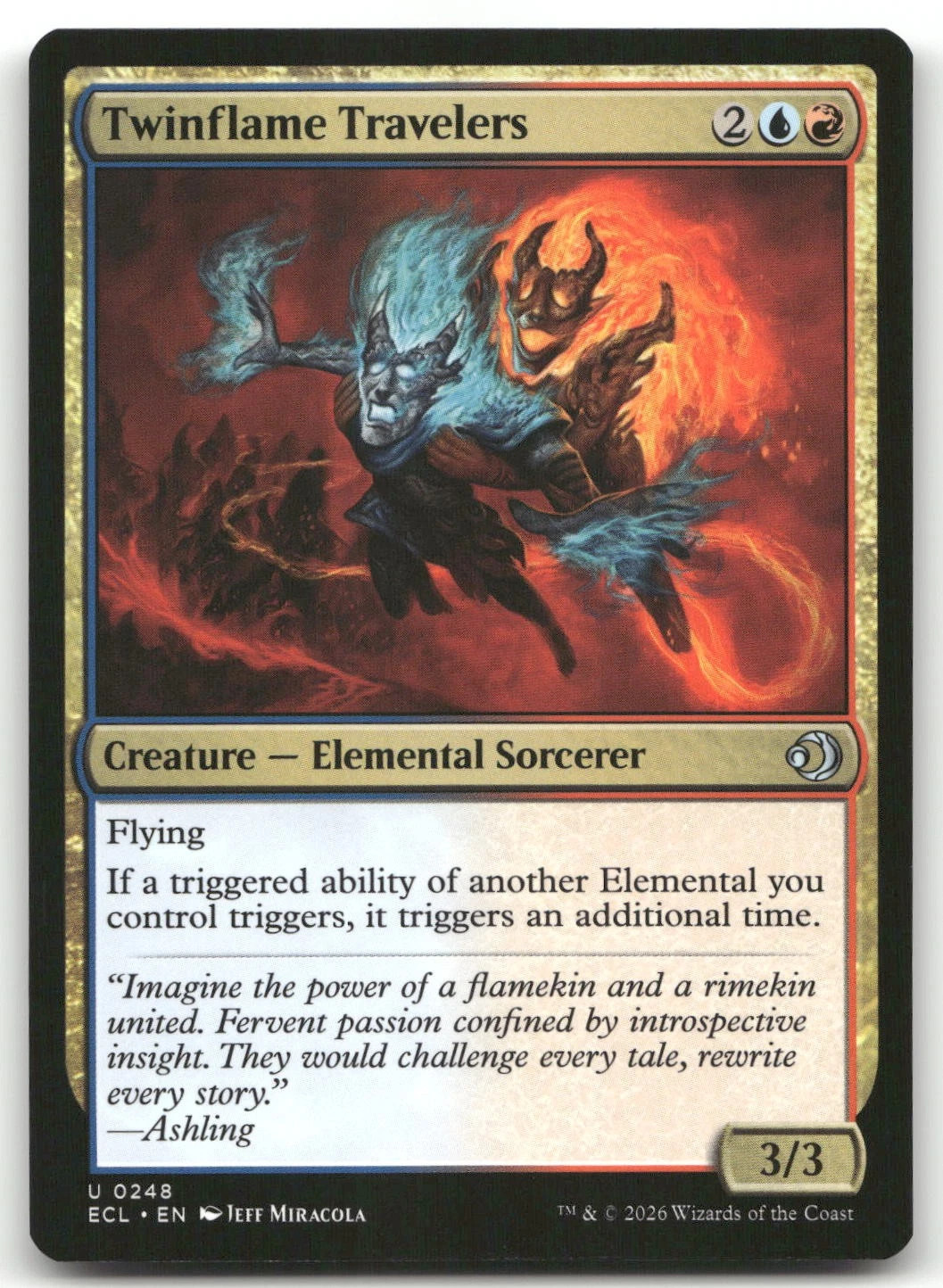 FOIL Twinflame Travelers #248 (NM) Lorwyn Eclipsed ECL Magic MTG