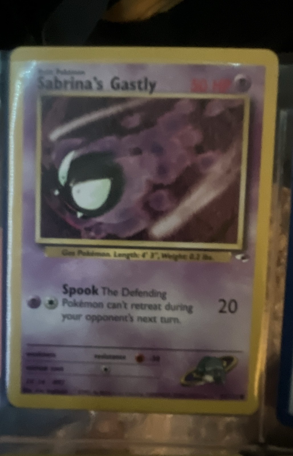Pokemon Trading Card Game -Sabrina’s Gastly 093/132 Gym Heroes