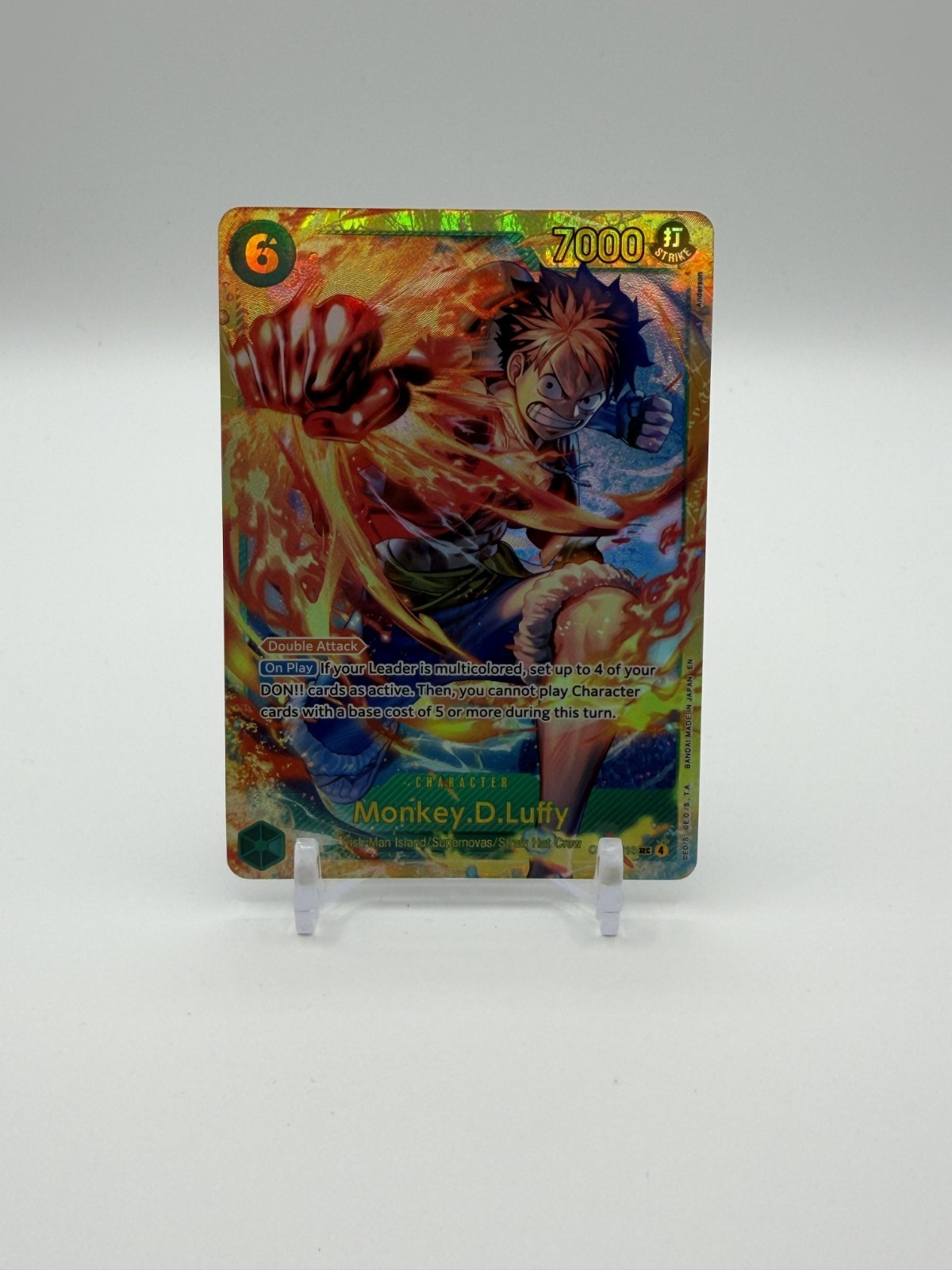 One Piece Carrying On His Will OP13 Monkey.D.Luffy OP13-118 SR English