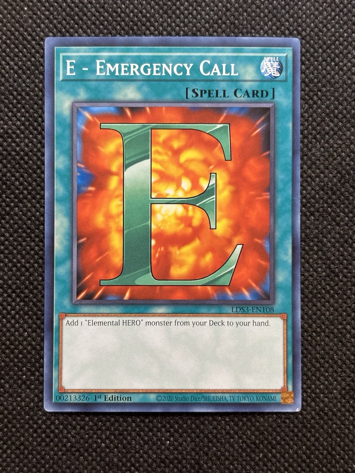 YuGiOh! E – Emergency Call LDS3-EN108 Common 1st Edition Near Mint