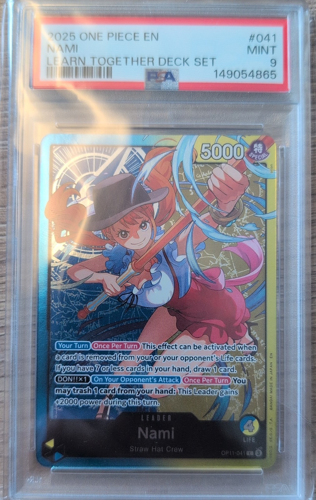 Nami – OP11-041 (Nami Deck) OP11-041 Learn Together Deck Set Foil