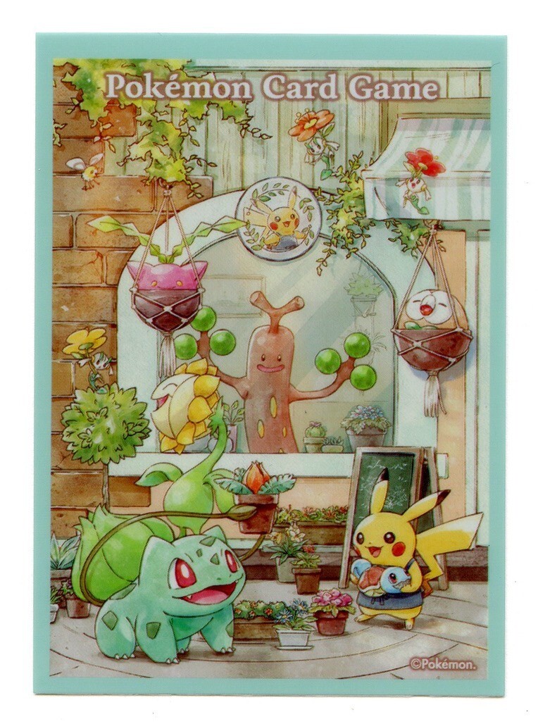Grassy Gardening Individual Card Sleeve Pokemon Center Japan Original