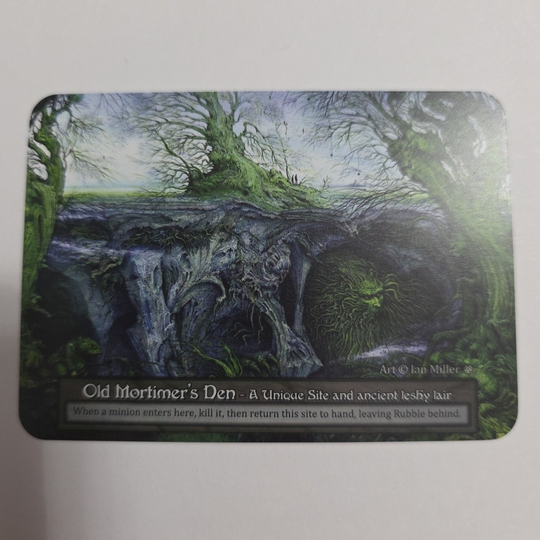 Old Mortimer’s Den 1x Gothic SCR Sorcery Contested Realm Unique MINT site