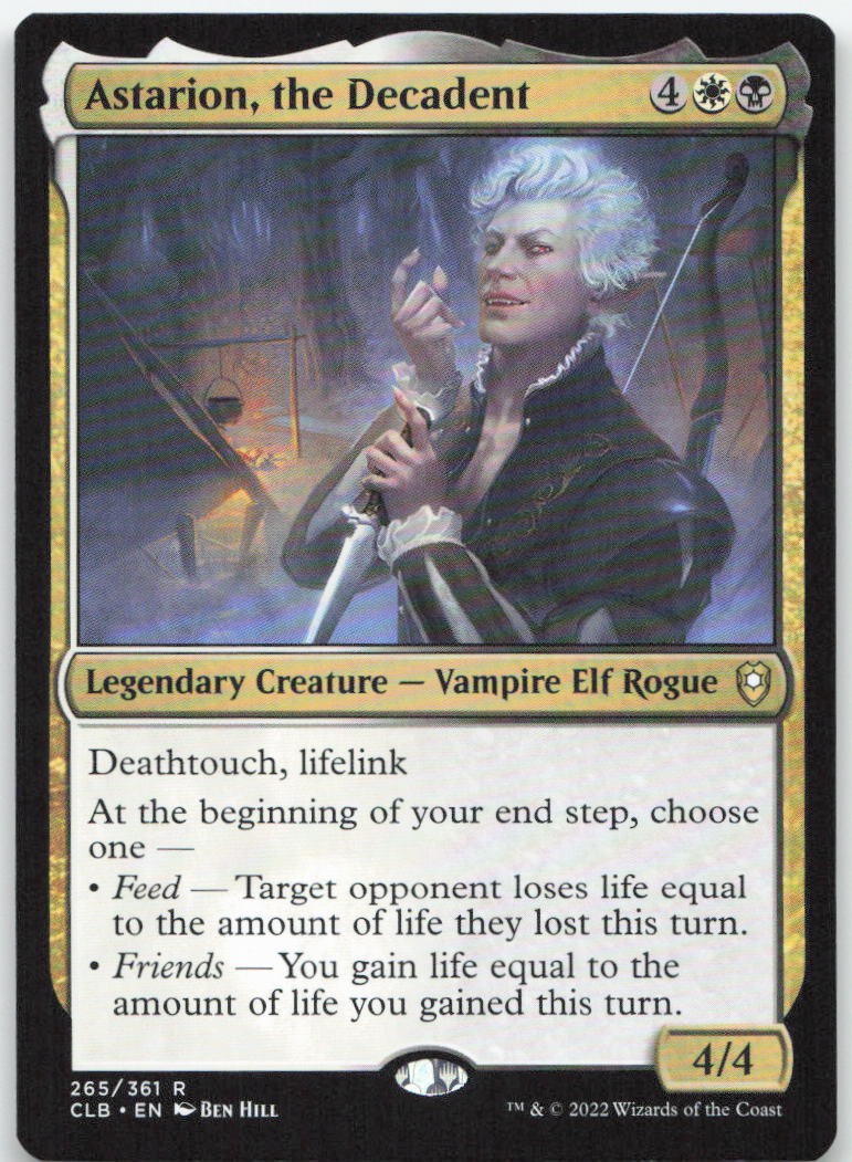 Astarion, the Decadent – 265 – NM – Commander Legends: Battle for Baldur’s Gate