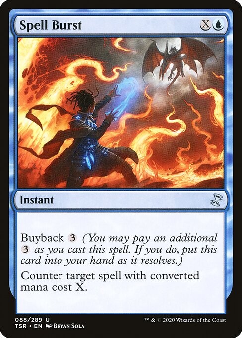 Spell Burst NonFoil Time Spiral Remastered 88 NM MTG