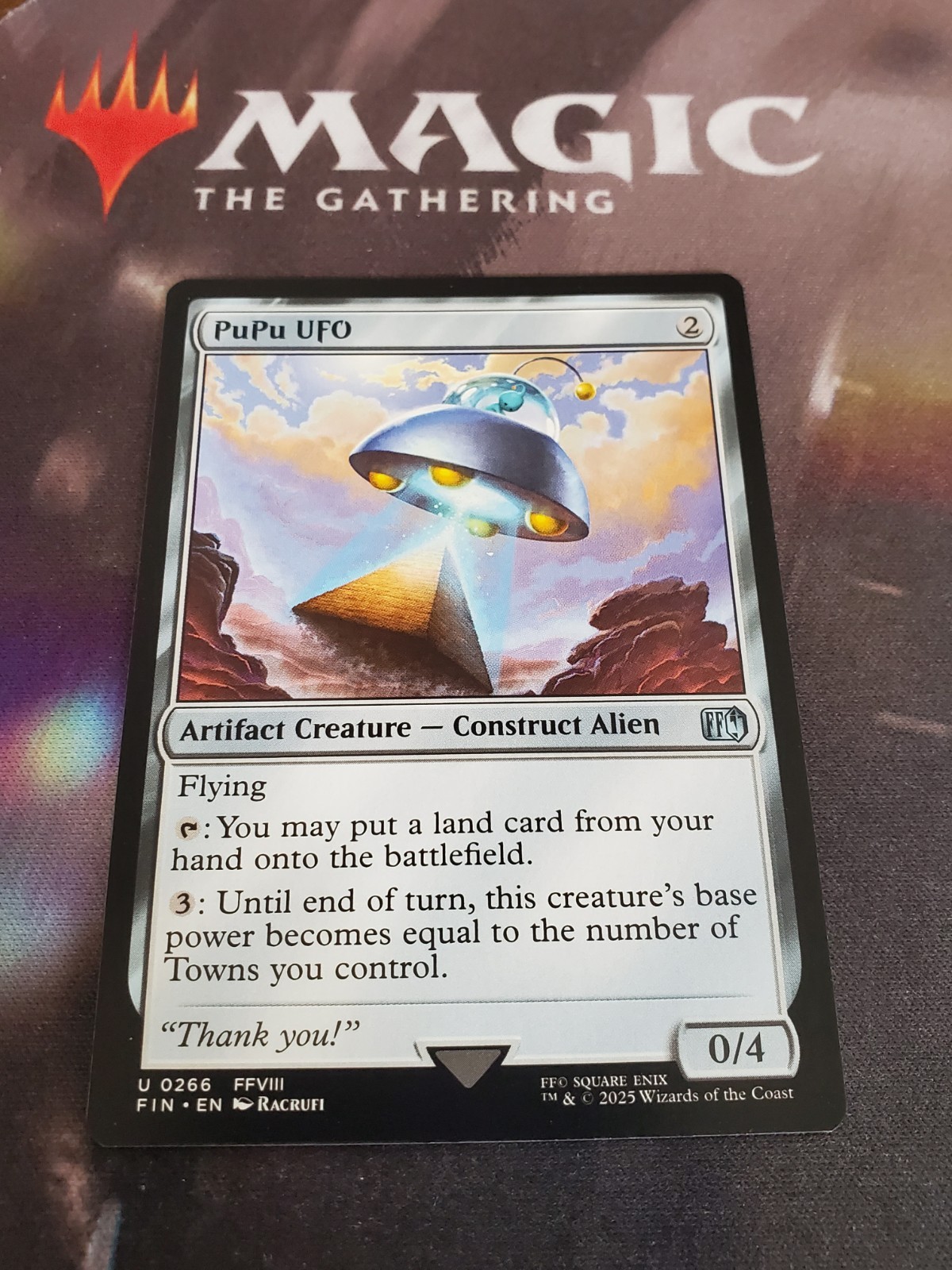 Mtg. 2x PuPu UFO. Final Fantasy. Pack Fresh