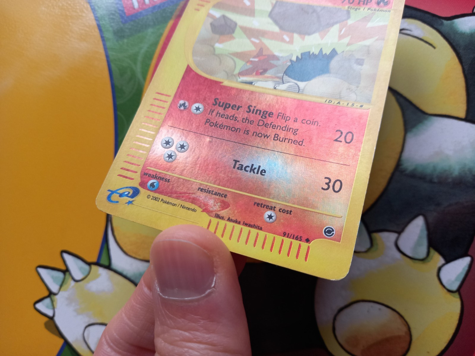 Quilava 91/165 Reverse Holo Expedition Base Set Pokemon Card