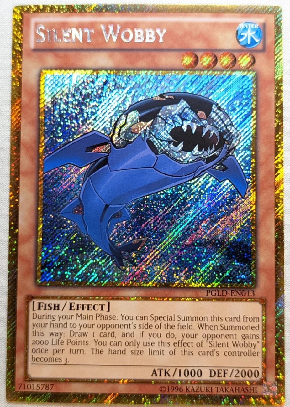 Silent Wobby – PGLD-EN013 Gold Secret Rare 1st Edition YuGiOh TCG Card