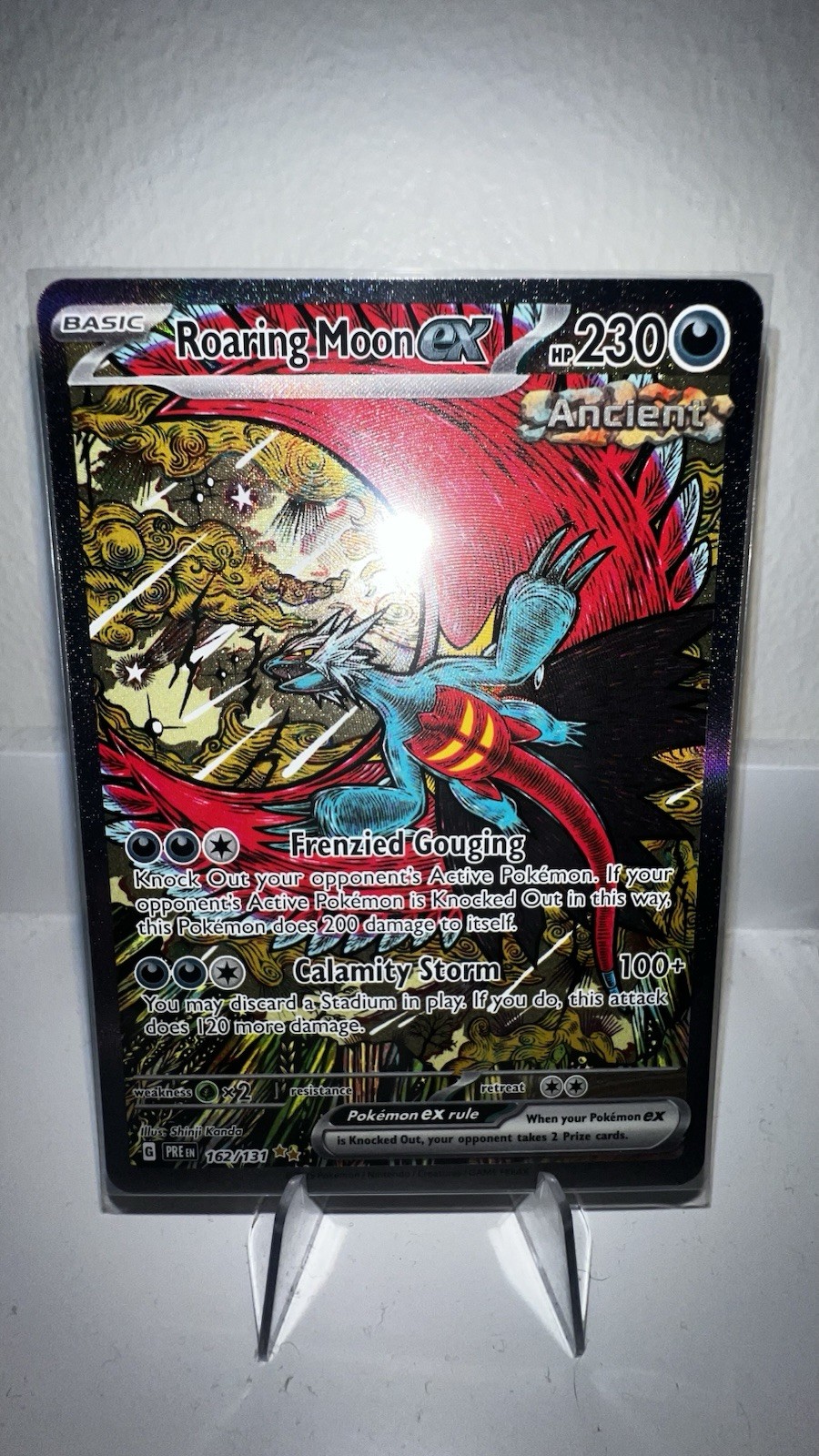 Roaring Moon ex 162/131 Sv: Prismatic Evolutions Holo