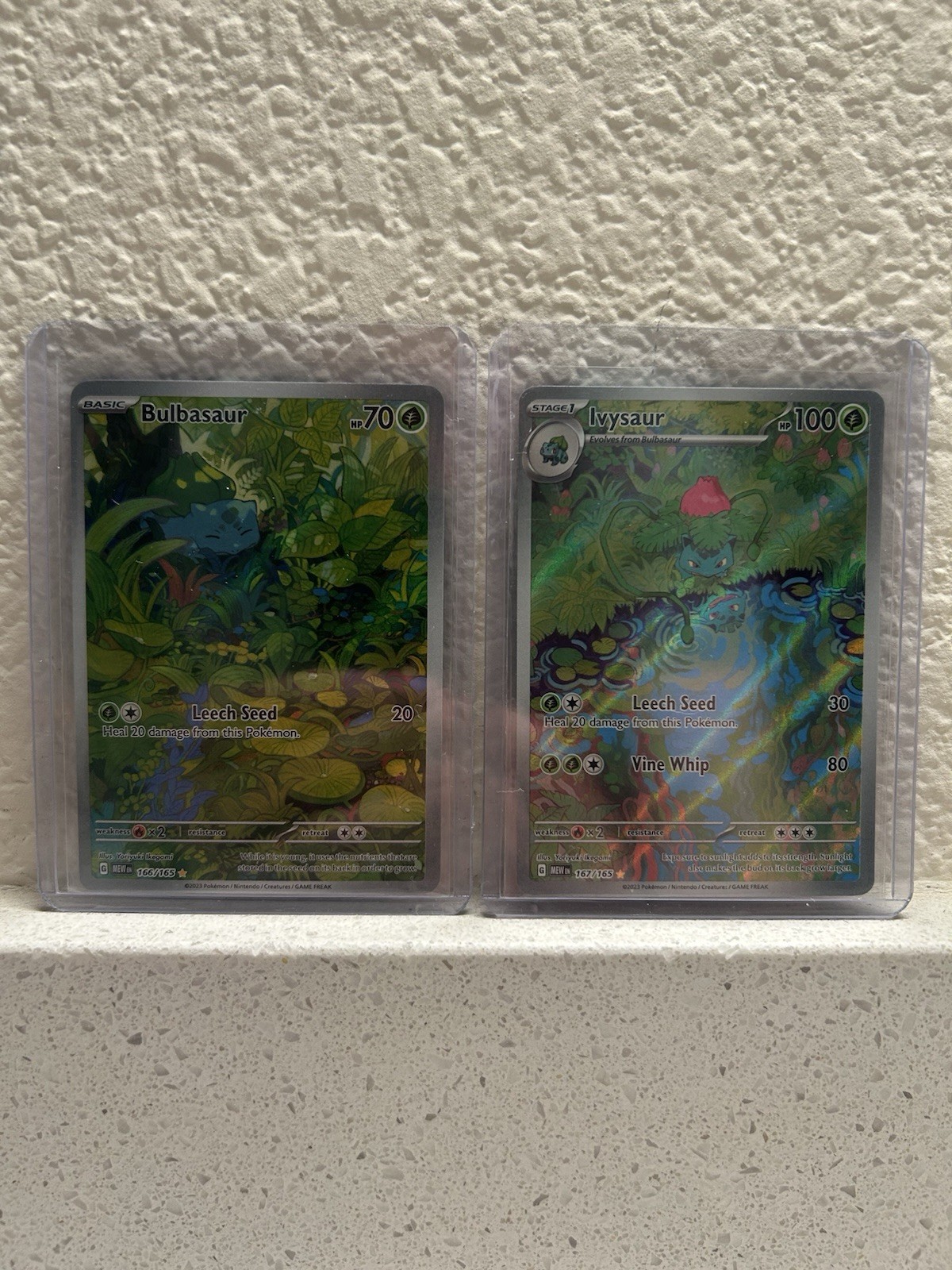 Pokémon TCG Bulbasaur & Ivysaur SIR Scarlet & Violet