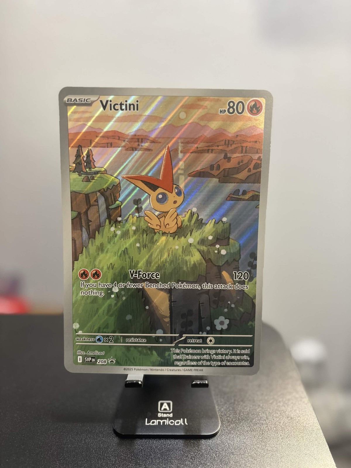Victini Jumbo Card Scarlet & Violet Black Star Promos Near Mint