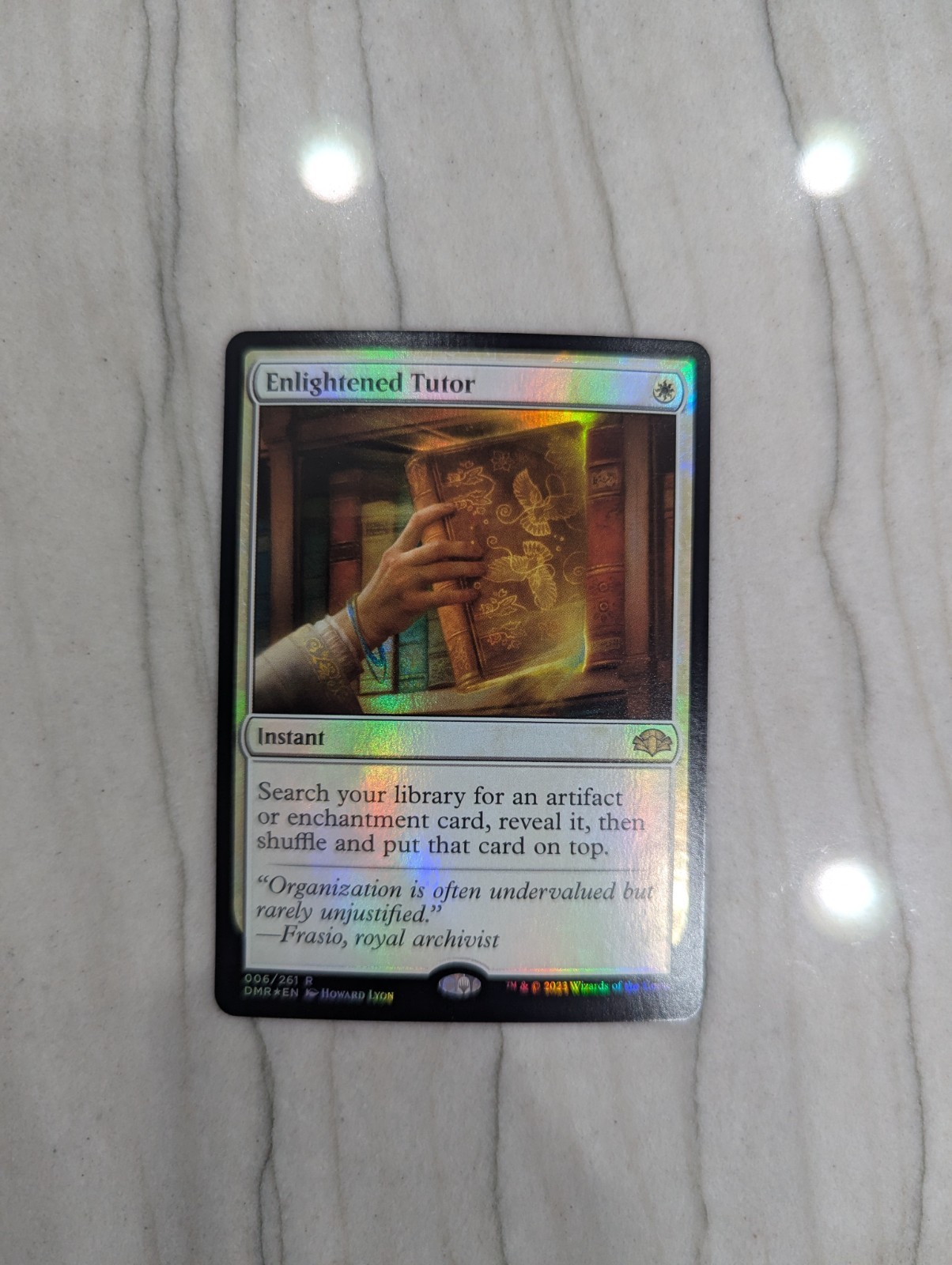 Enlightened Tutor Dominaria Remastered Foil Near Mint MTG
