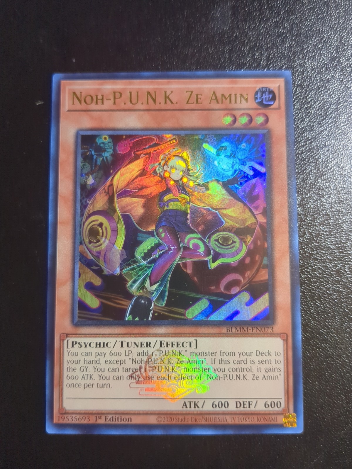 Noh-P.U.N.K. Ze Amin BLMM-EN073 Battles of Legend: Monster Mayhem 1st Edition