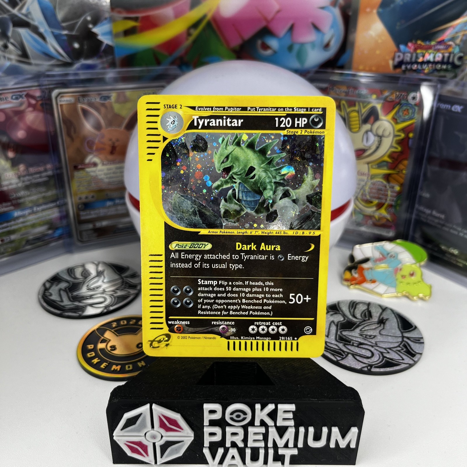 Tyranitar 029/165 Expedition Base Set Holo