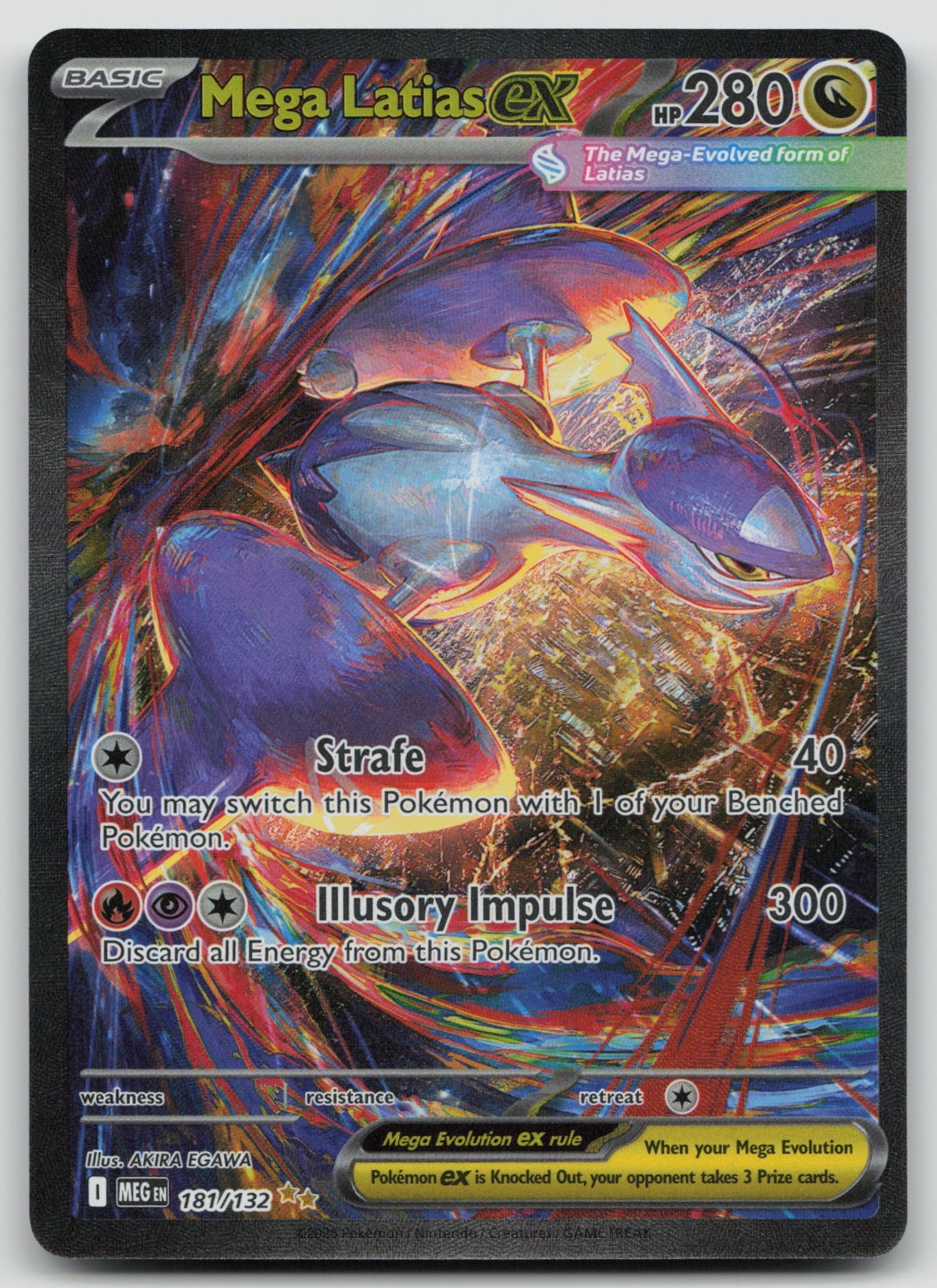Pokemon Mega Latias ex – Mega Evolution 181/132 Special Illustration Rare NM