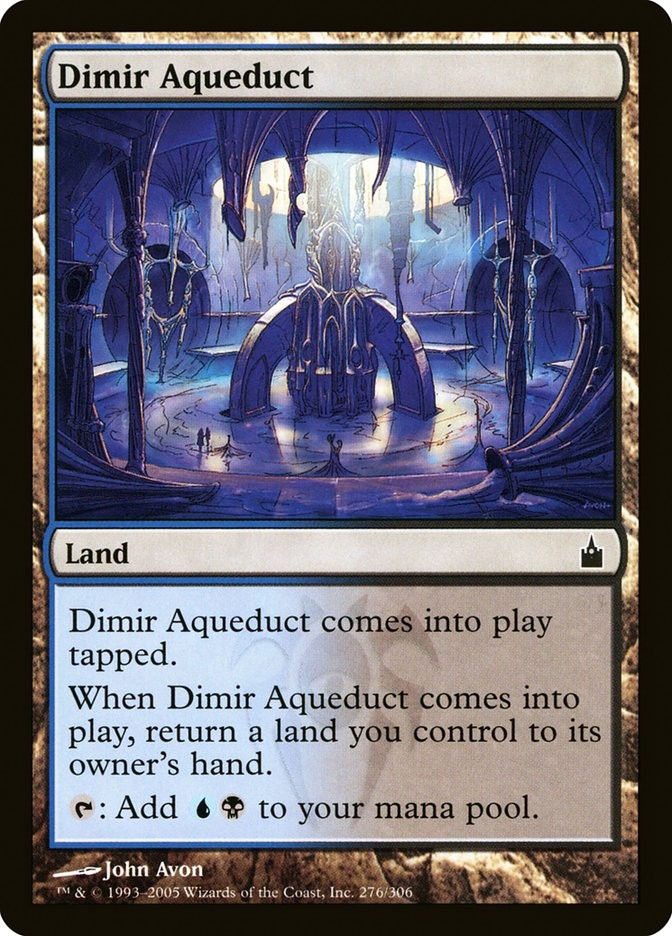 MTG Magic the Gathering Dimir Aqueduct (276/306) Ravnica City of Guilds MP