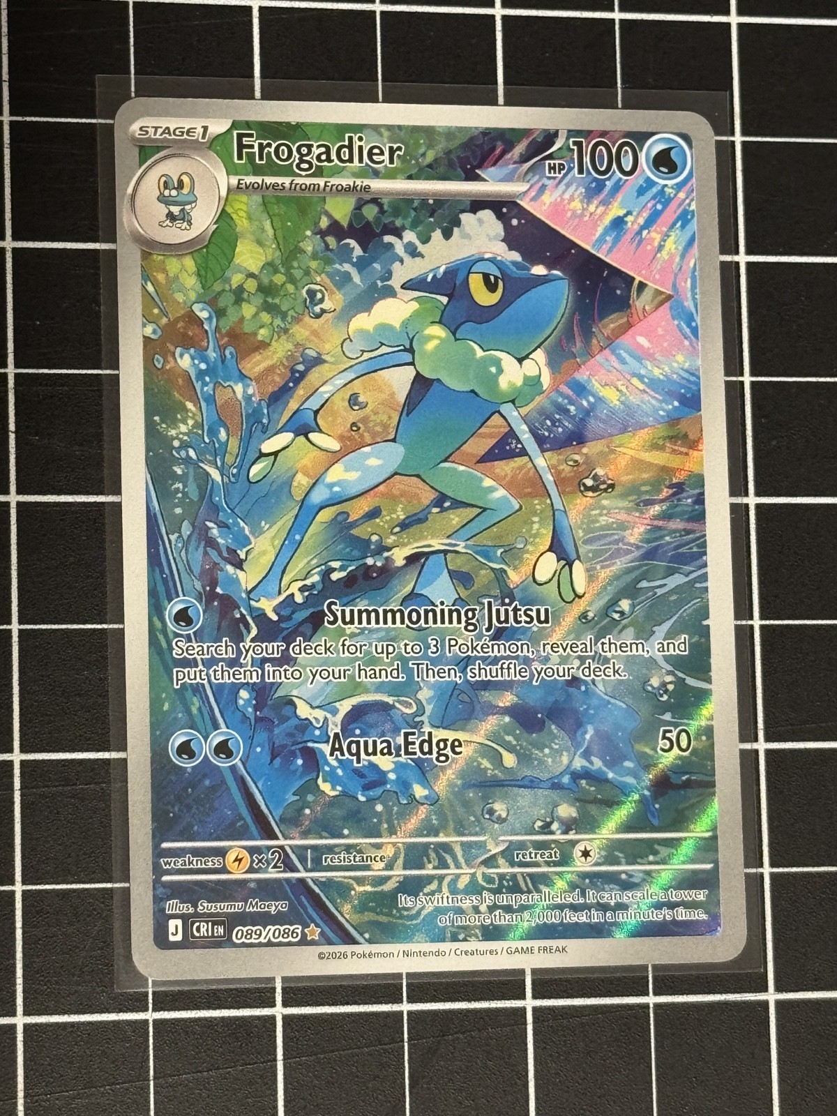 Frogadier 089/086 Me04: Chaos Rising Holo