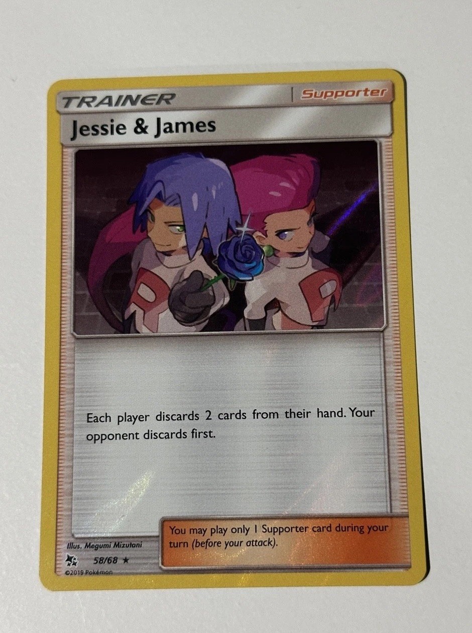 Jessie & James 58/68 Hidden Fates Holo