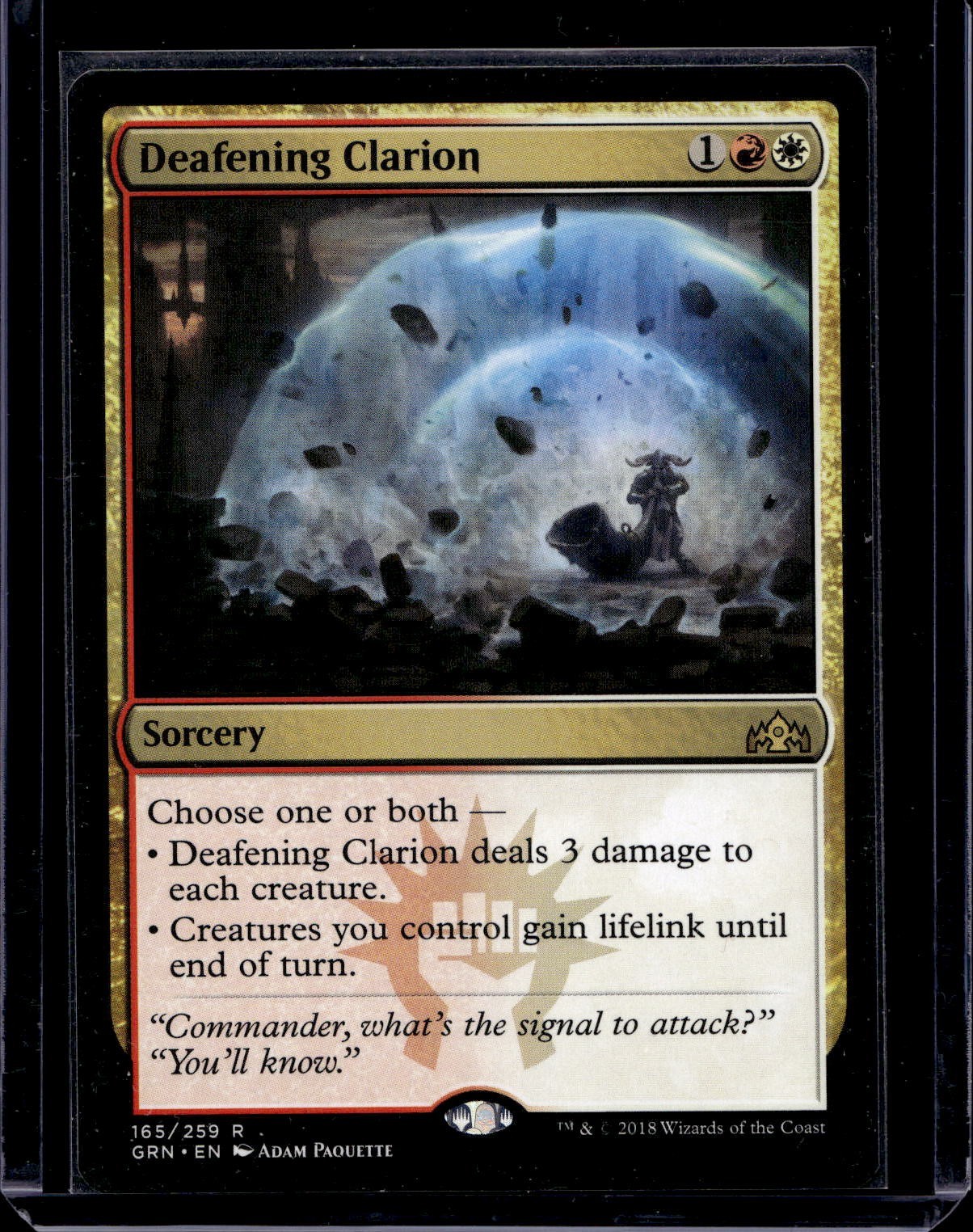 Deafening Clarion 165/259 Guilds of Ravnica GRN MTG NM