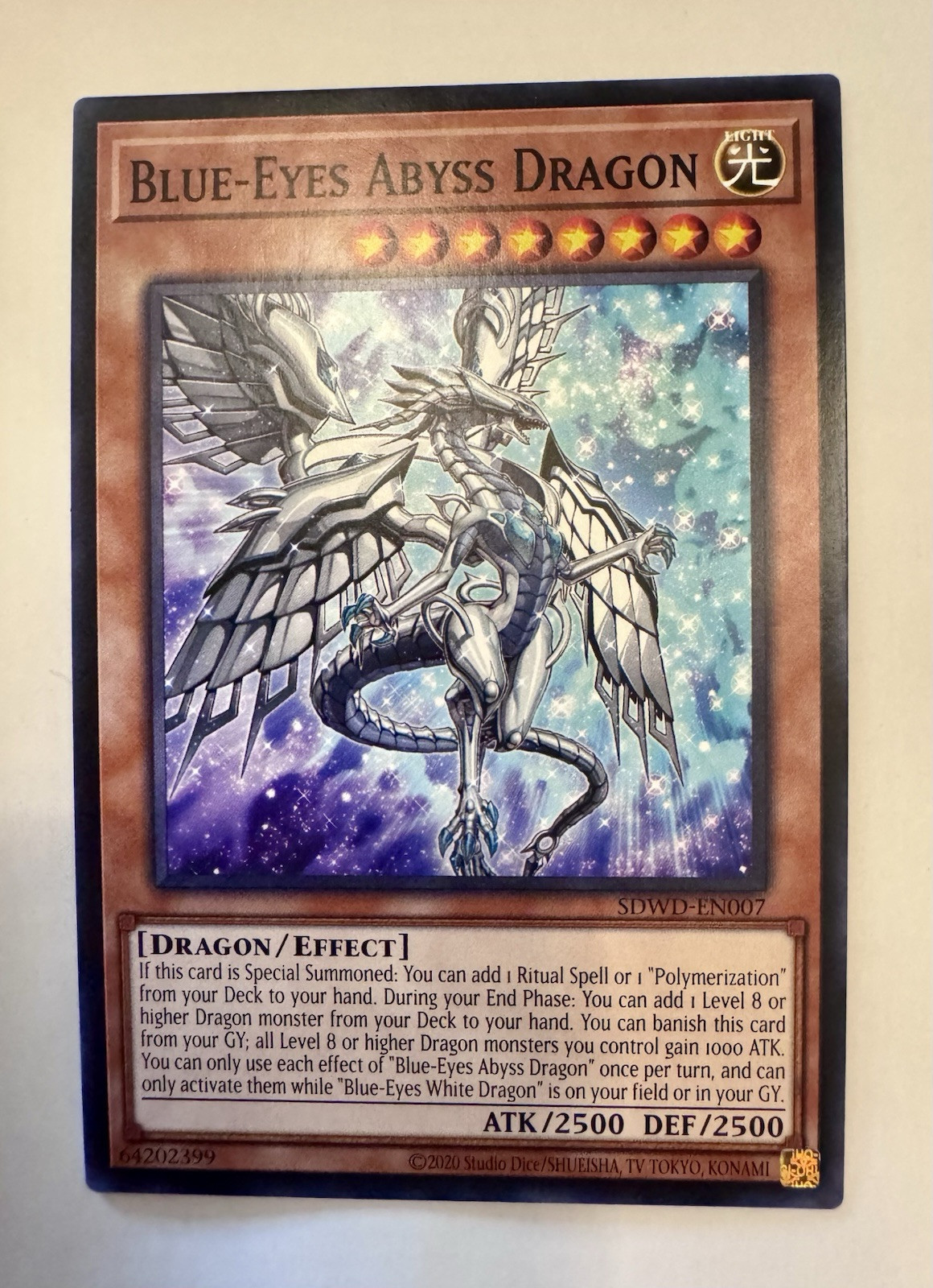 Blue-Eyes Abyss Dragon | SDWD-EN007 | Common | SD: Blue-Eyes White Destiny