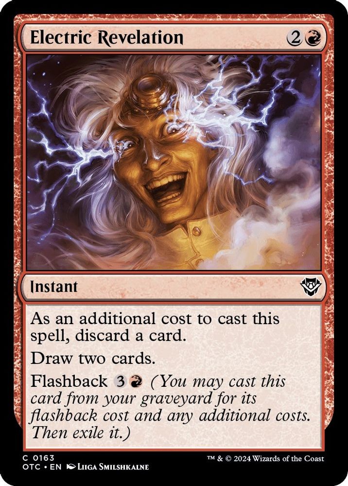 2024 Magic: The Gathering: OTC – Electric Revelation (#163, C, Near Mint)