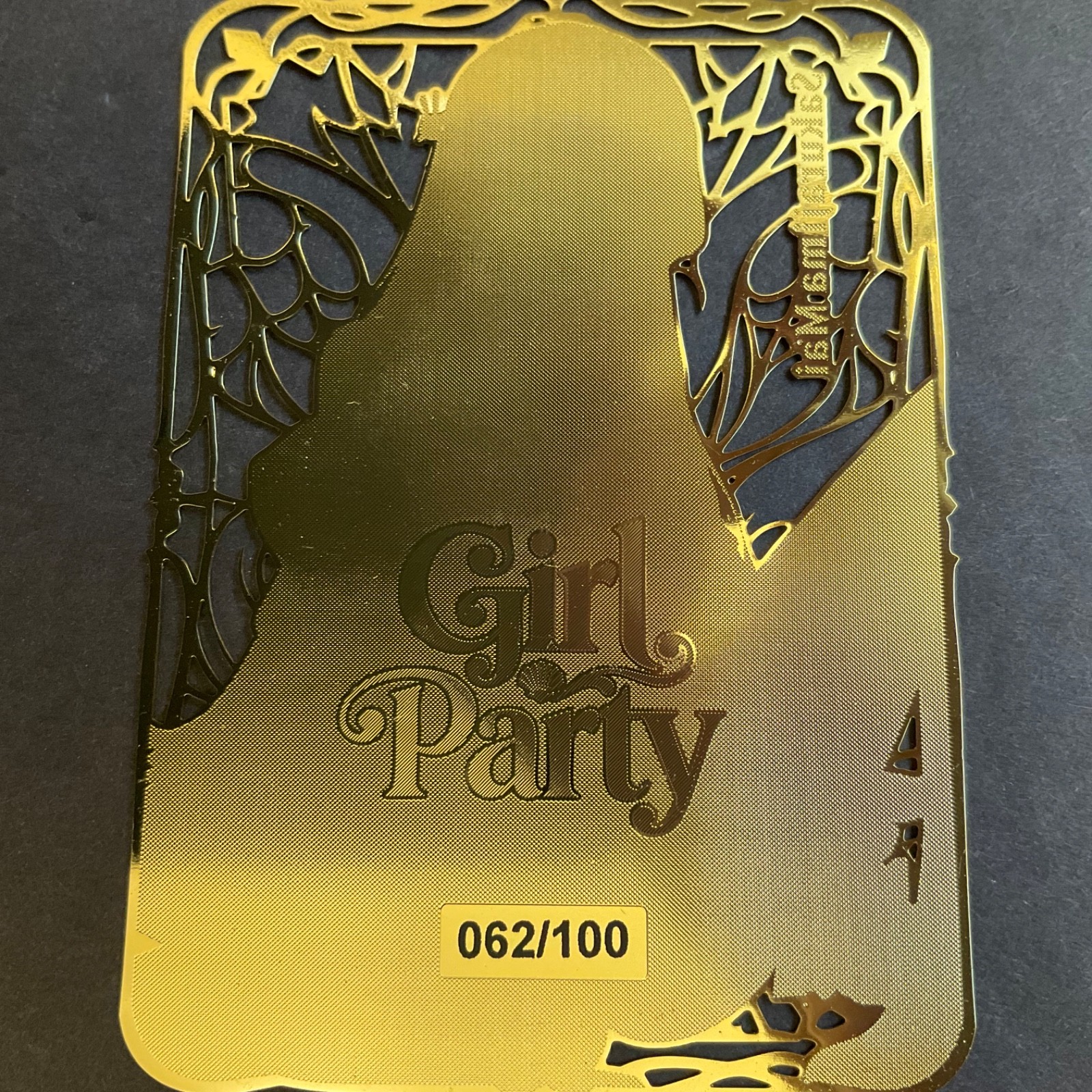 Goddess Story Gold METAL Card – Random Serial Number #/100! Mai Bikini Anime