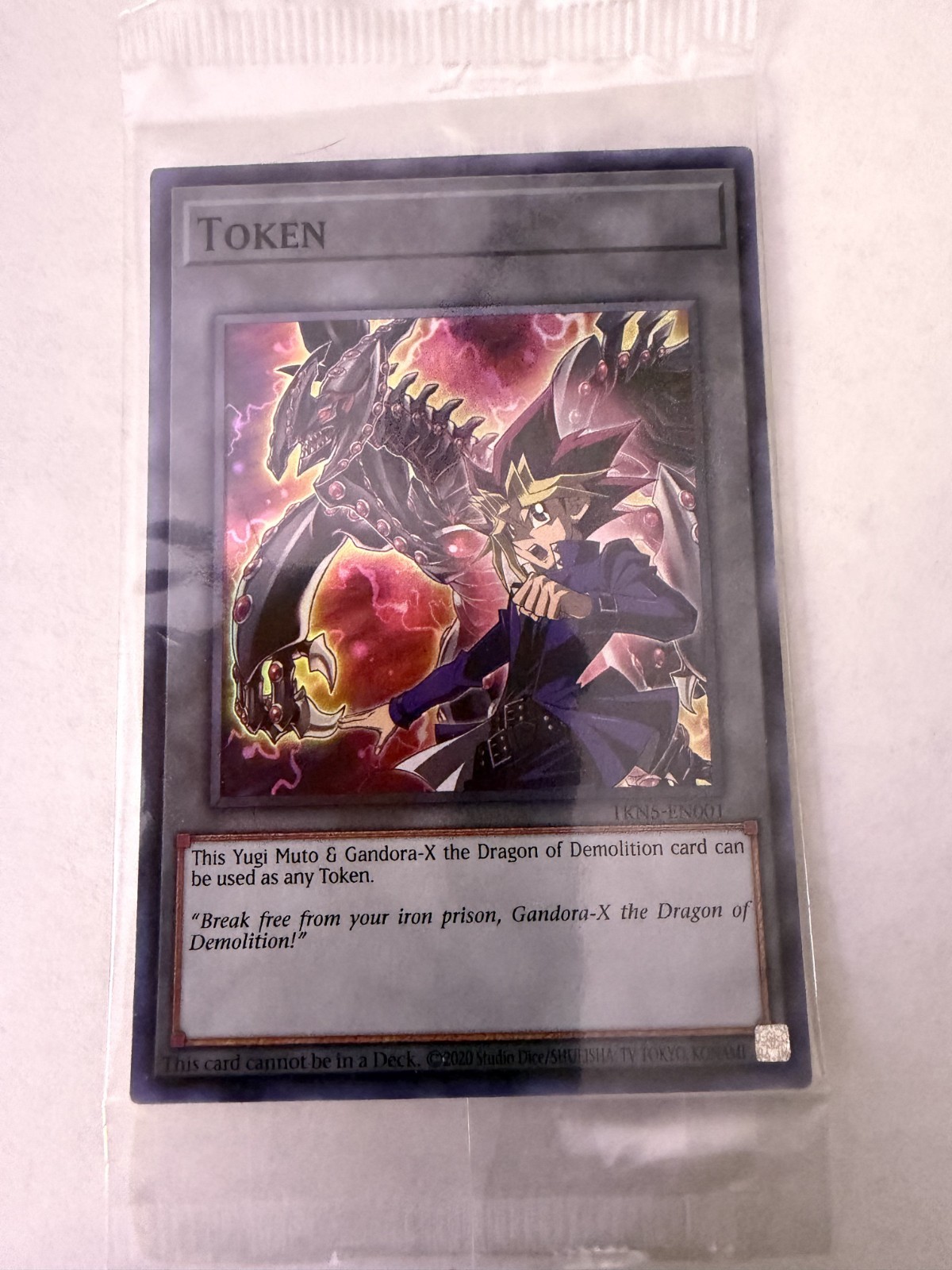 Yu-Gi-Oh! – Yugi Muto & Gandora-X Token (SEALED) – Legacy of Destruction