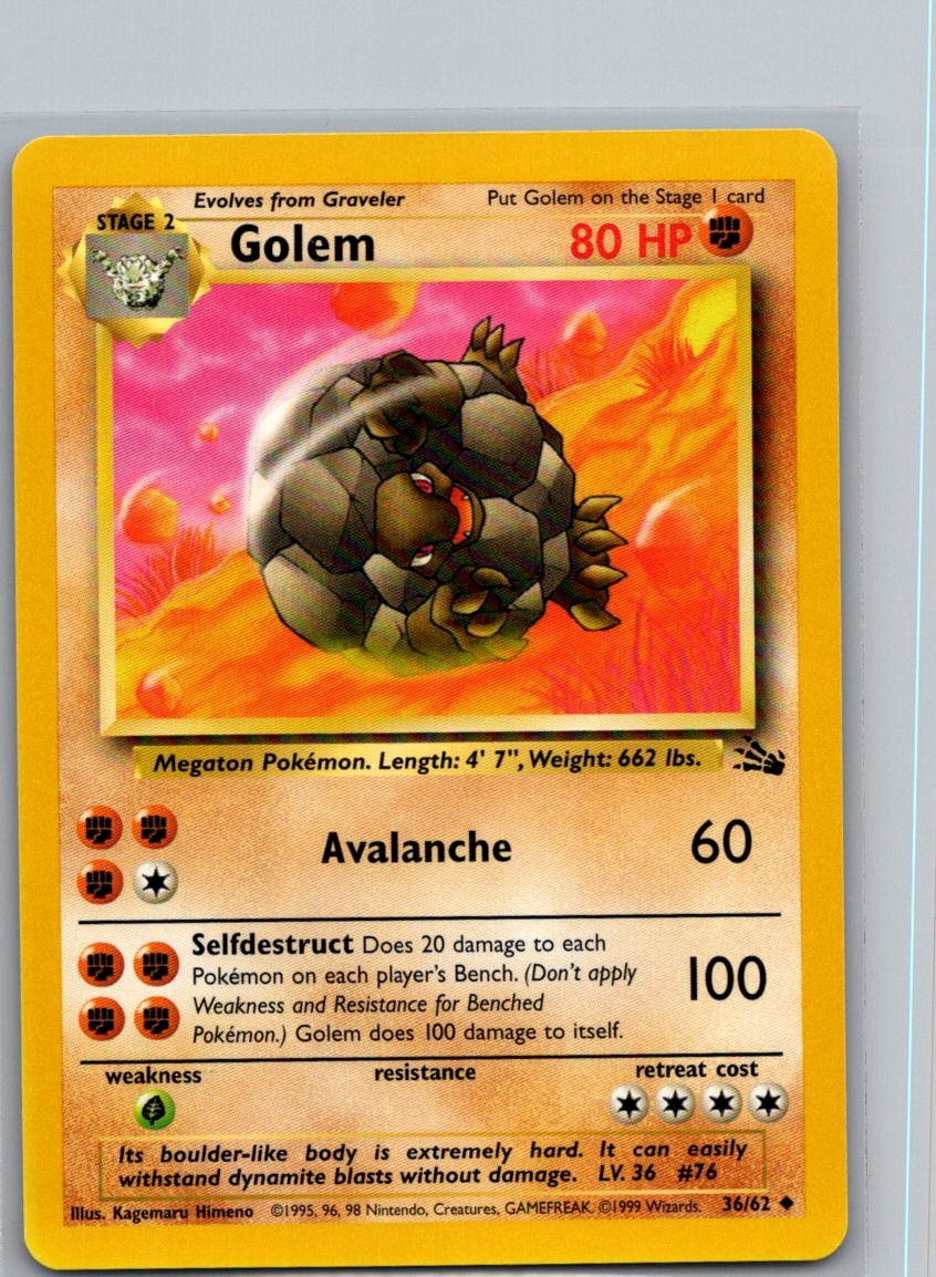 Fossil #36/62 Golem