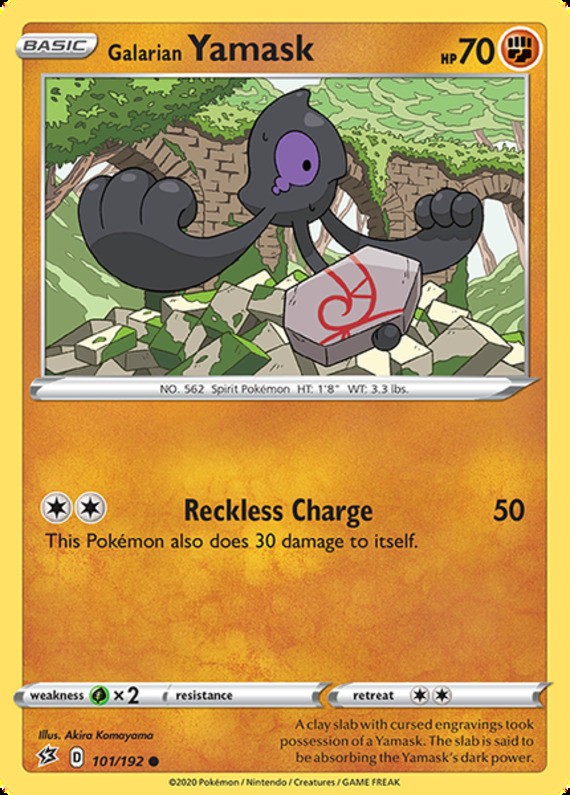 Galarian Yamask – 101/192 – Common – Near Mint