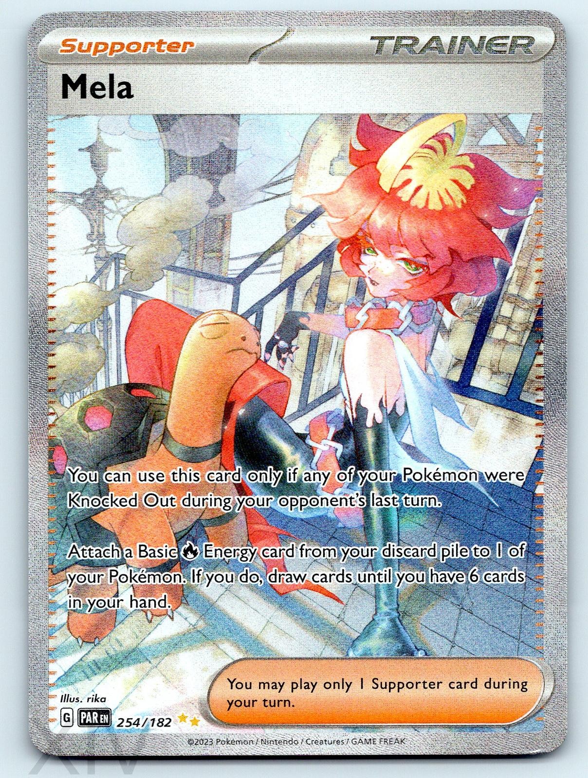 Mela 254/182 Pokemon Paradox Rift Special Illustration Rare