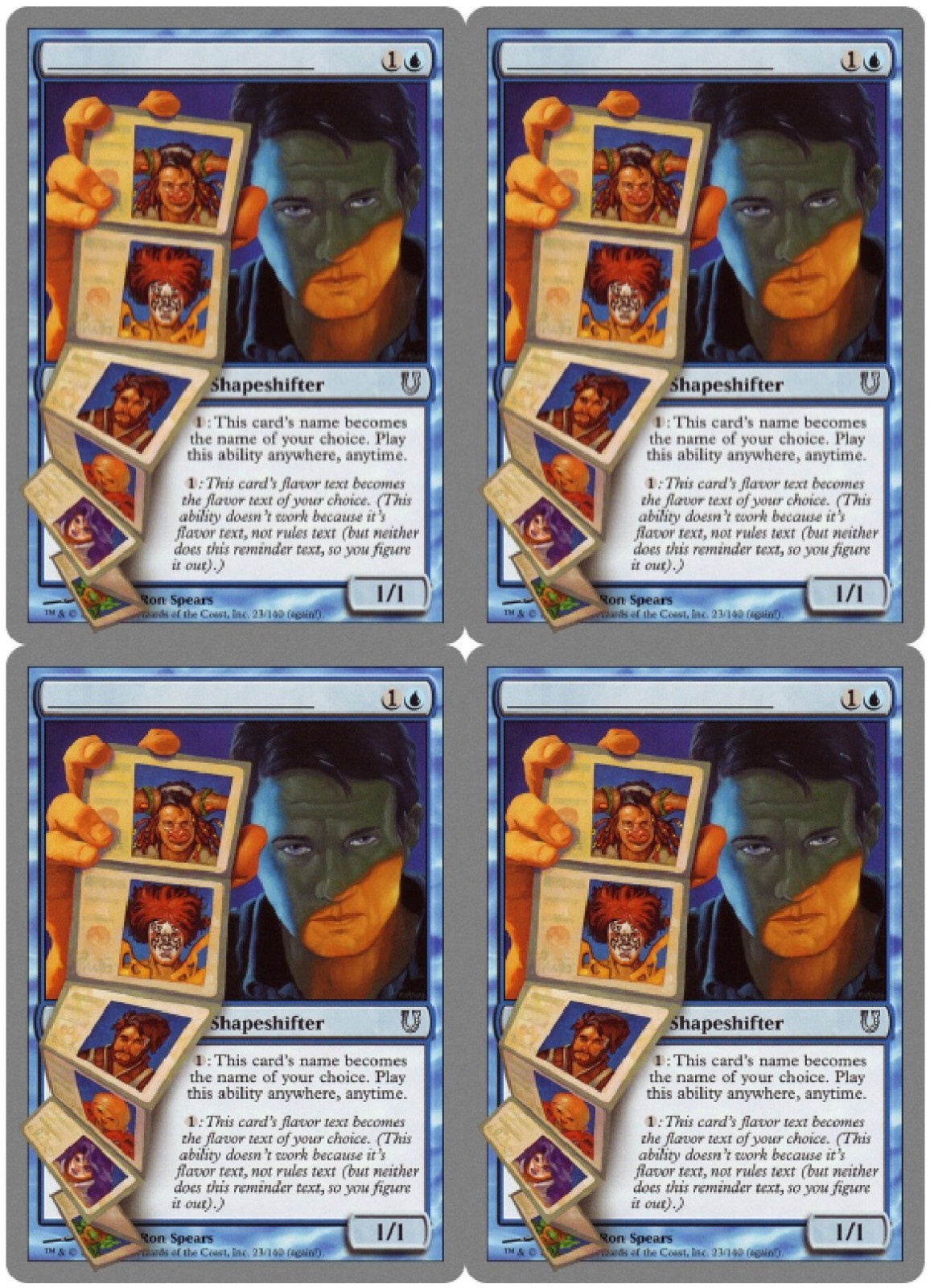 MTG _____ (#23) x4 Unhinged Uncommon NM Playset