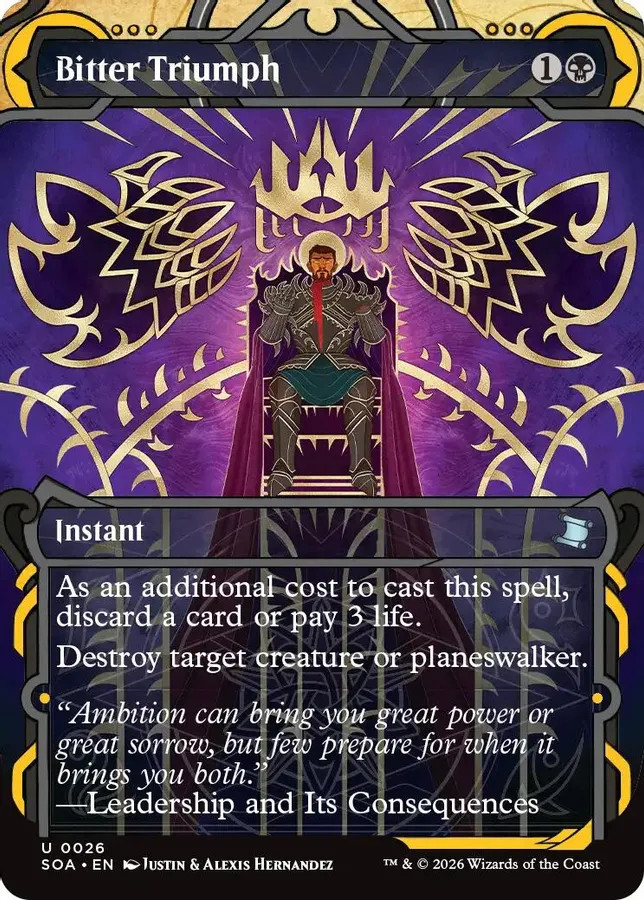 Bitter Triumph 26 NM Secrets of Strixhaven: Mystical Archive MTG