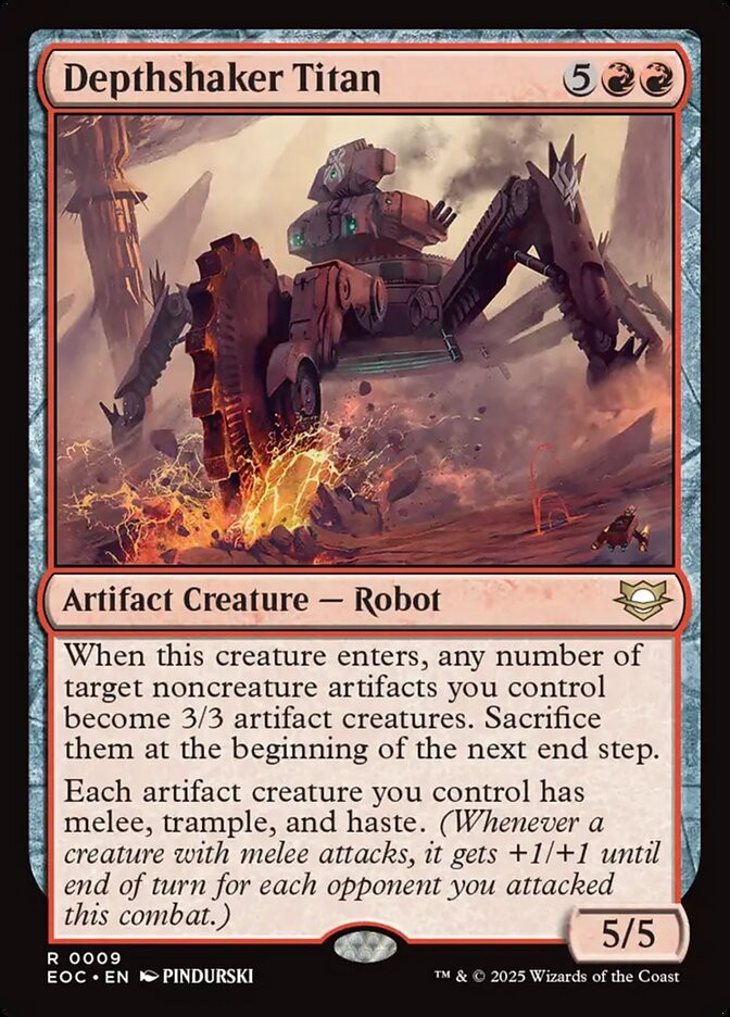 Depthshaker Titan 9 R Normal EOC MTG NM