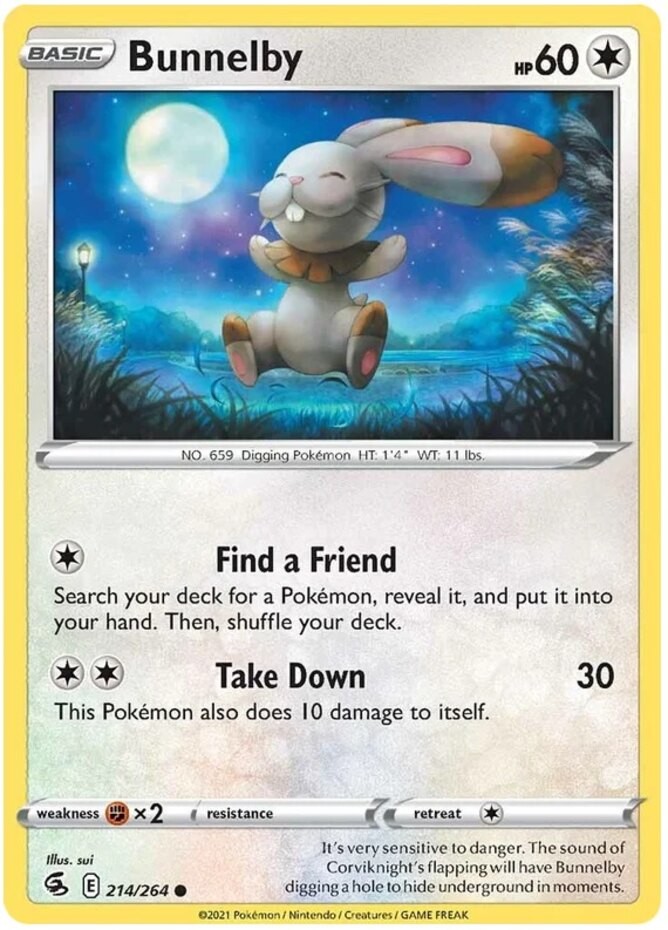 Bunnelby – 214/264 – Common – Near Mint