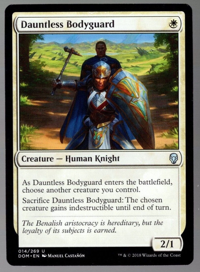 Dauntless Bodyguard 014/269 Non Foil Uncommon Dominaria Magic The Gathering NM