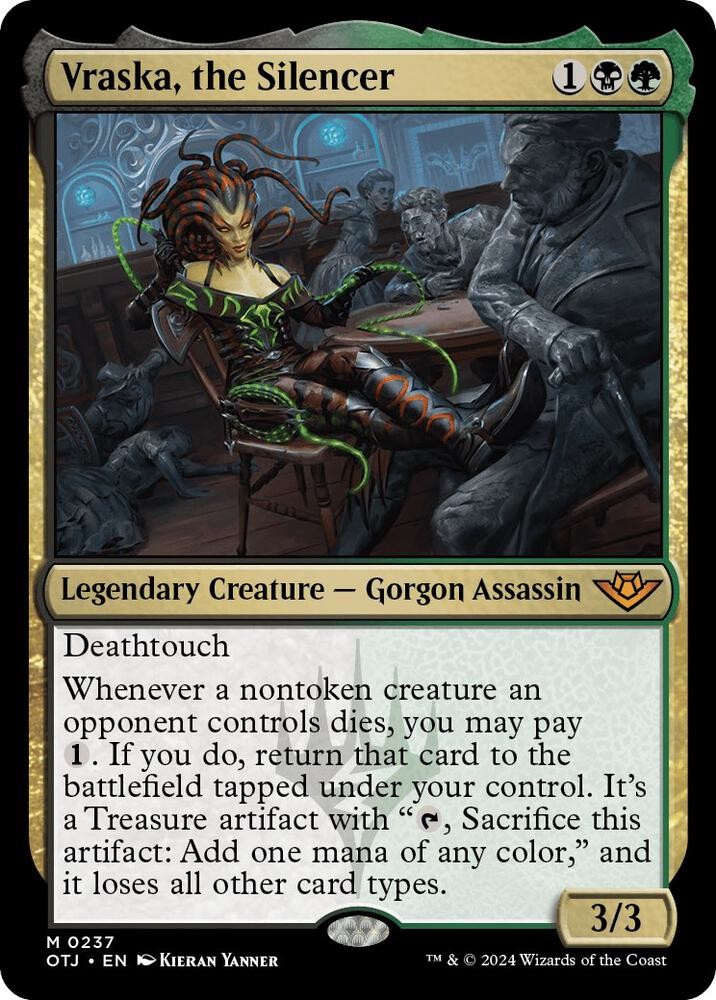 1x Vraska, the Silencer – Outlaws of Thunder Junction