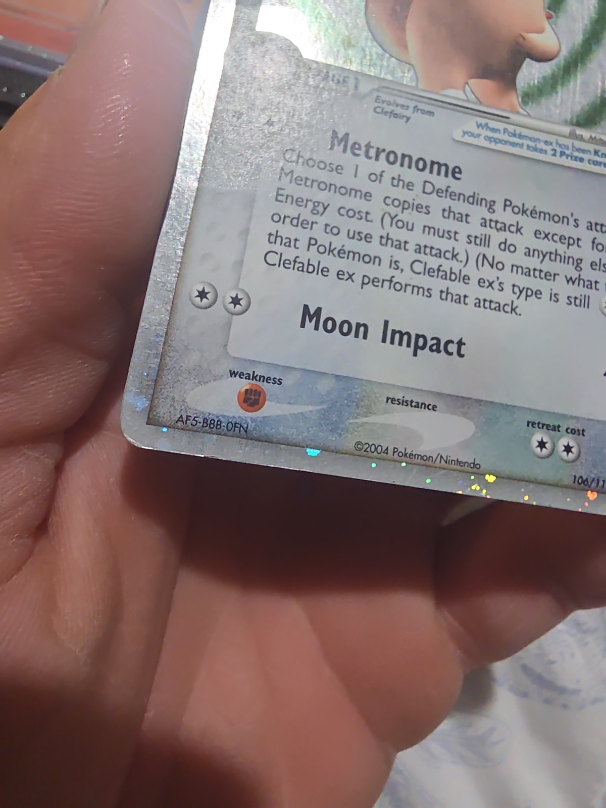 Clefable ex 106/112 FireRed & LeafGreen Holo