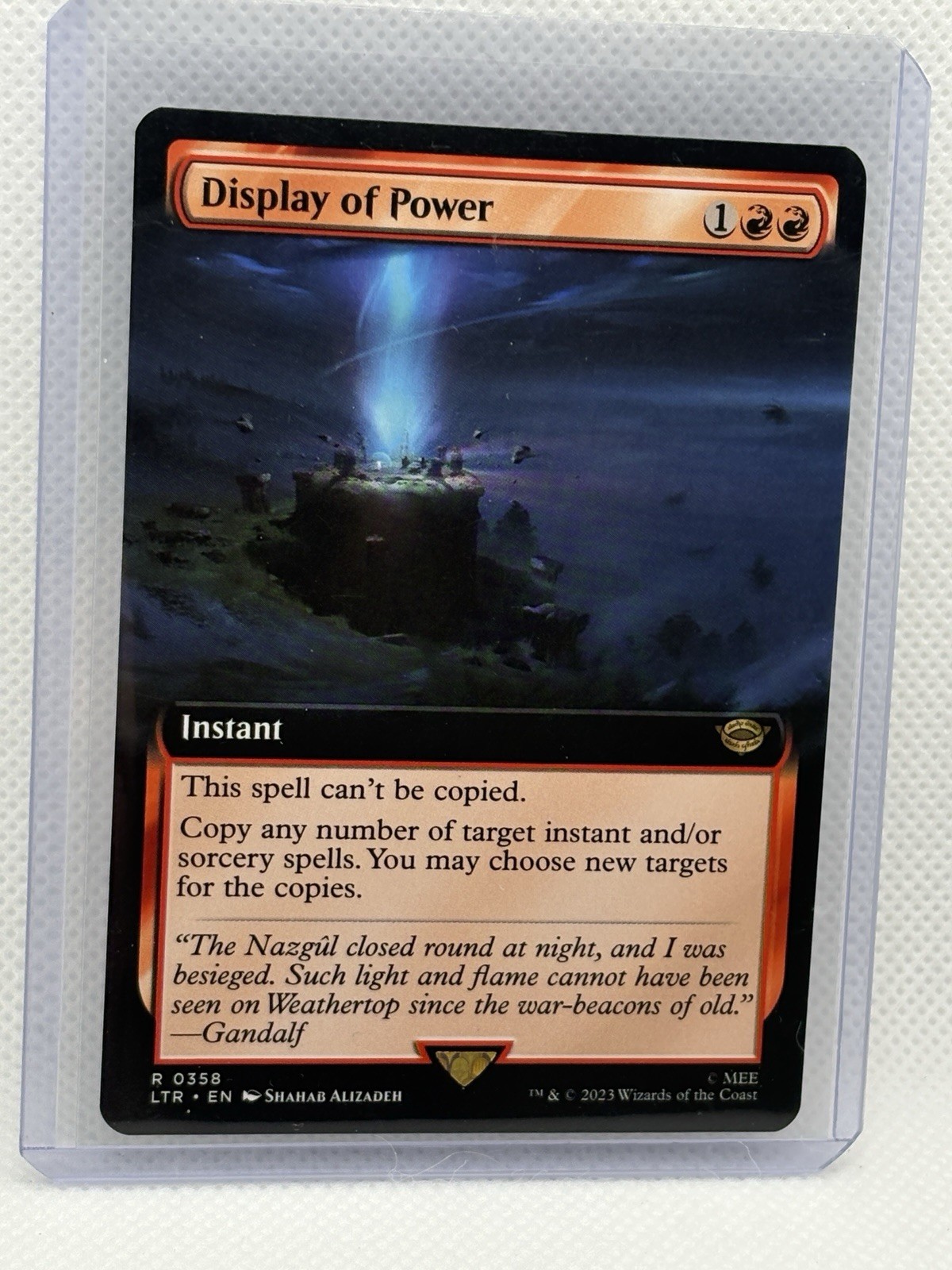 Display of Power (Extended Art) Universes Beyond: the Lord of the Rings 0358