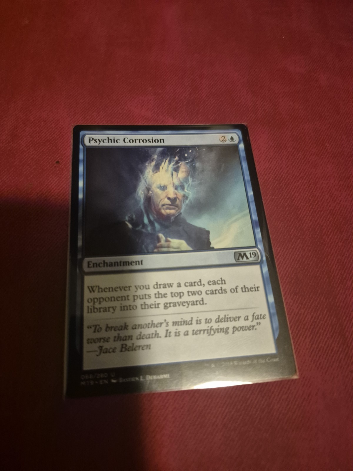 Psychic Corrosion Core Set 2019 Regular Just Pulled Tonight