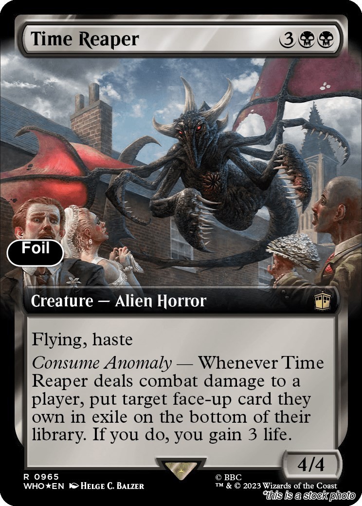 Time Reaper (Extended Art) (Surge Foil) [WHO – 965] NM