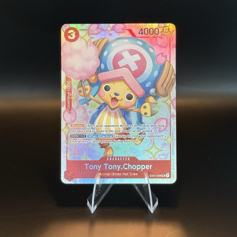 One Piece TCG Tony Tony Chopper – EB01-006 Super Rare Holo Full Art