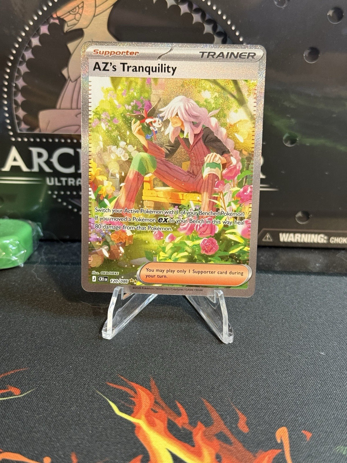 AZ’s Tranquility 120/086 Me04: Chaos Rising Holo