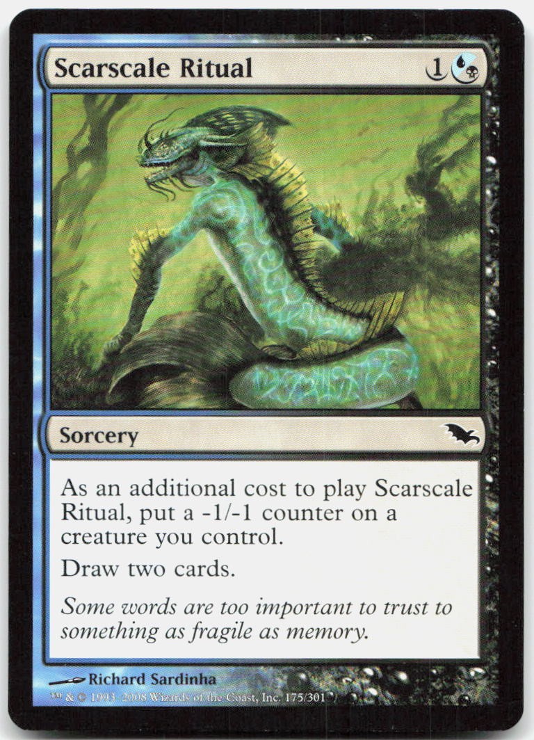 Scarscale Ritual C Shadowmoor SHM 175 NM Richard Sardinha