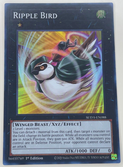 Yu-Gi-Oh! – Ripple Bird – SUDA-EN088 – Super Rare – Supreme D. – NM/M