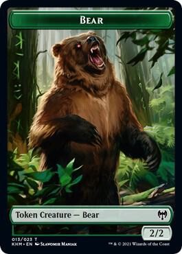 Bear Token 13 T Kaldheim NM