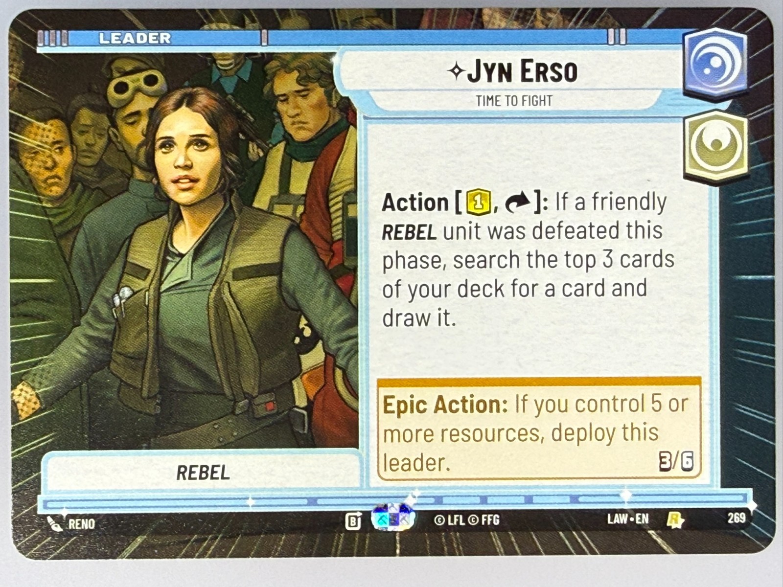 Star Wars Unlimited – Jyn Erso Hyperspace 269