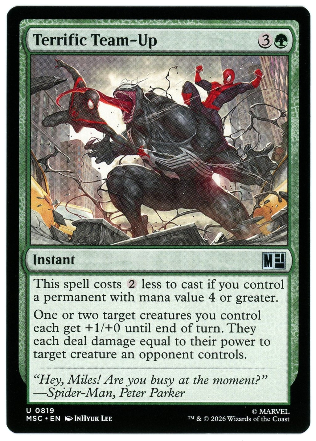 Terrific Team-Up – 0819 – Commander: Marvel Super Heroes MSC – MTG NM/M