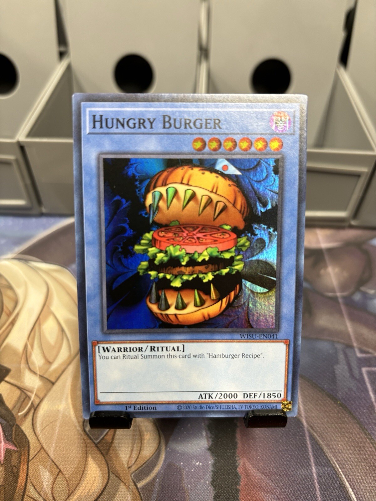 Yu-Gi-Oh! Hungry Burger 1st Ed. WISU-EN041 Super Rare NM/LP x1