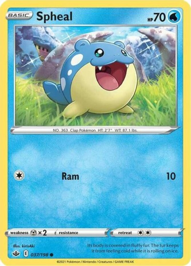 Spheal – 037/198 – Common – Near Mint